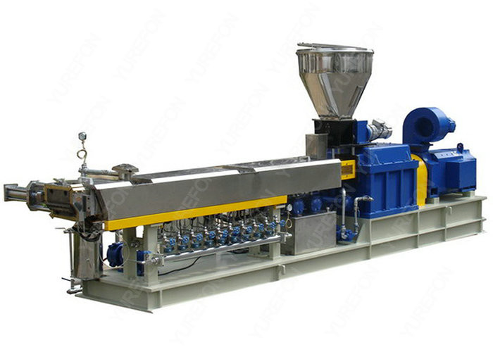 High Output Parallel Twin Screw Plastic Extruder For Plastic Compounding And Granulating